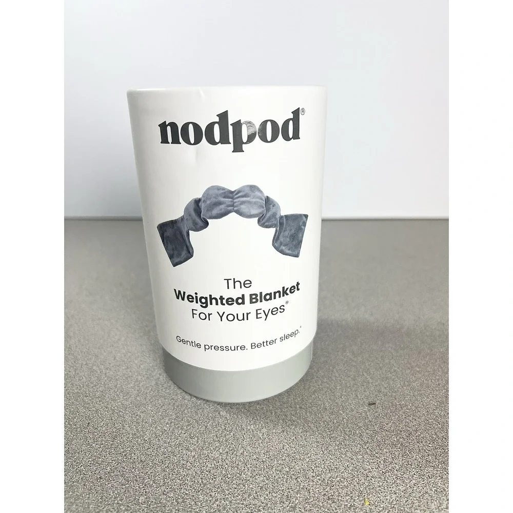 Nodpod Weighted Blanket for the Eyes NEW Eye Blanket‎ Gray